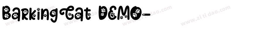 Barking Cat DEMO字体转换